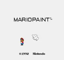 Image n° 4 - screenshots  : Mario Paint